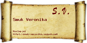Smuk Veronika névjegykártya